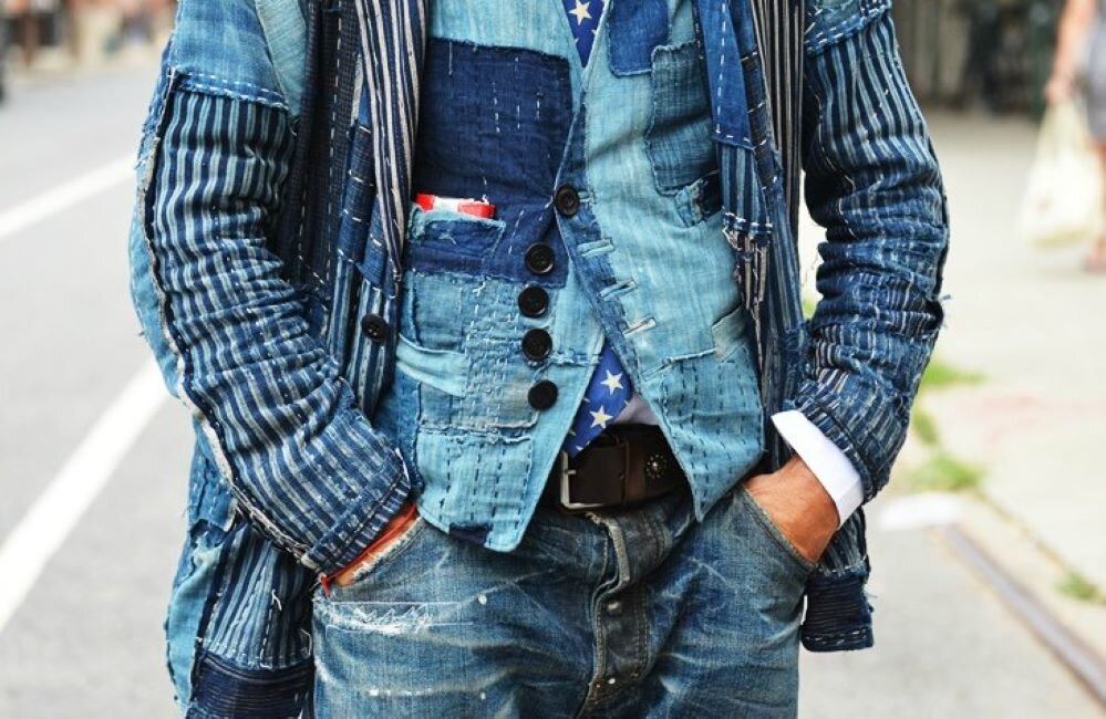 Мужская одежда из джинса