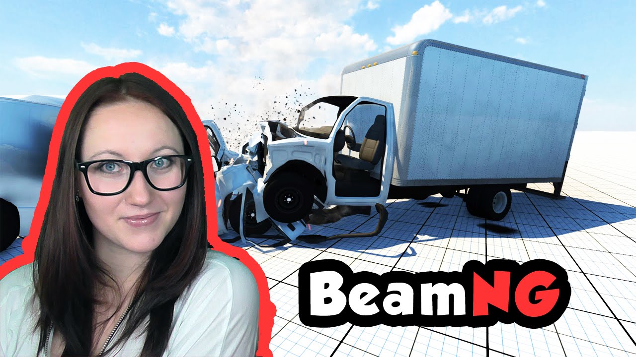 Моя Девушка играет в BeamNG.Drive