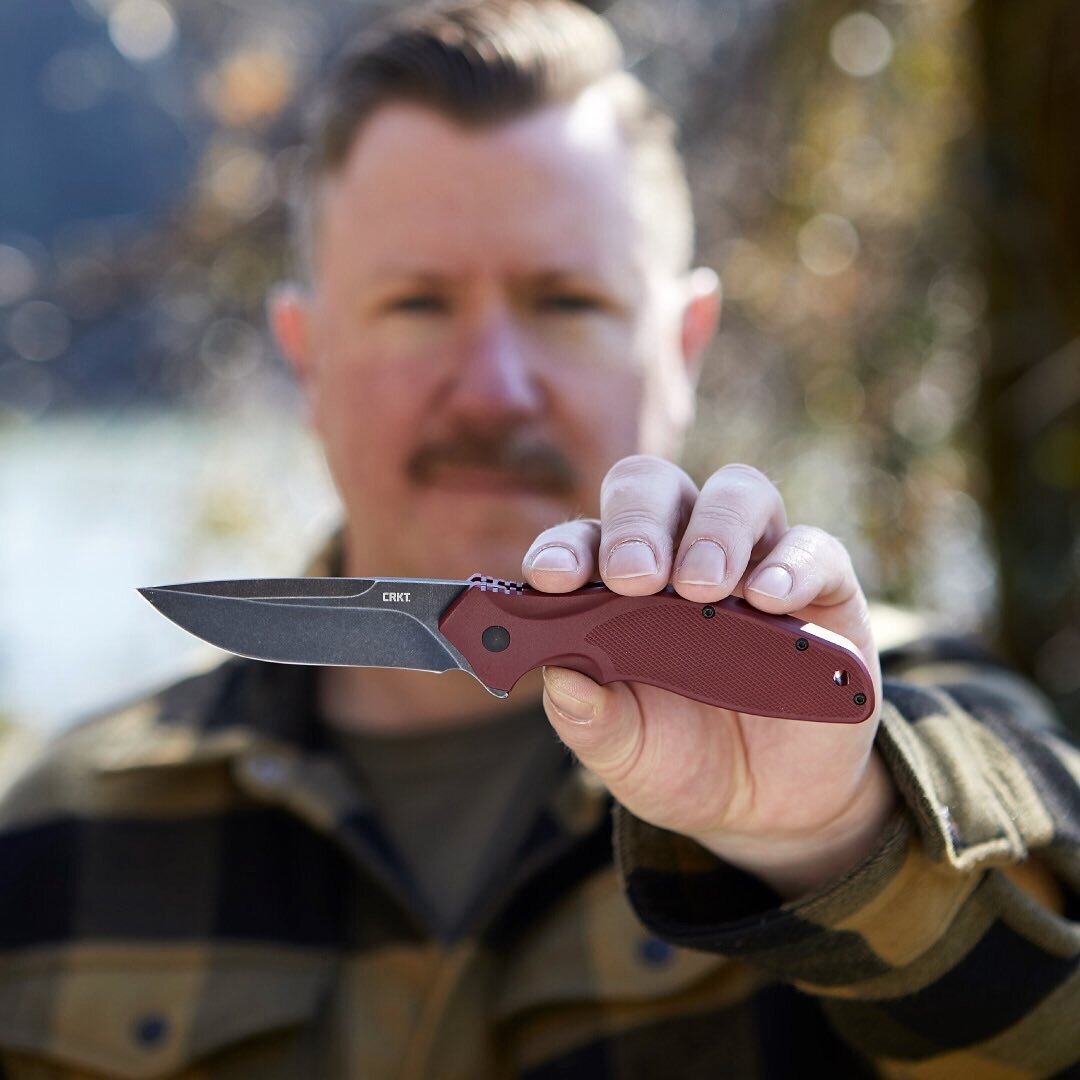 Нож складной CRKT Shenanigan maroon