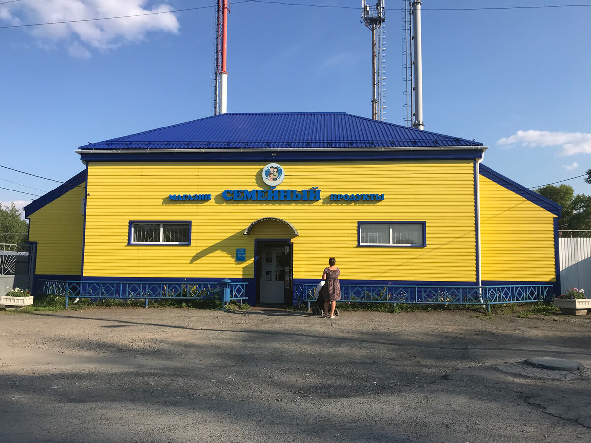 Не обязательно должна быть федеральная сеть, вполне достаточно, обычного магазинчика с минимальным набором товаров. Все остальное можно купить при очередной поездке в город 