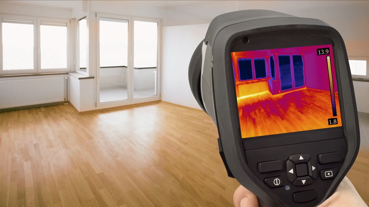 Тепловизионная съемка при приемке квартиры зимой жизненно необходима