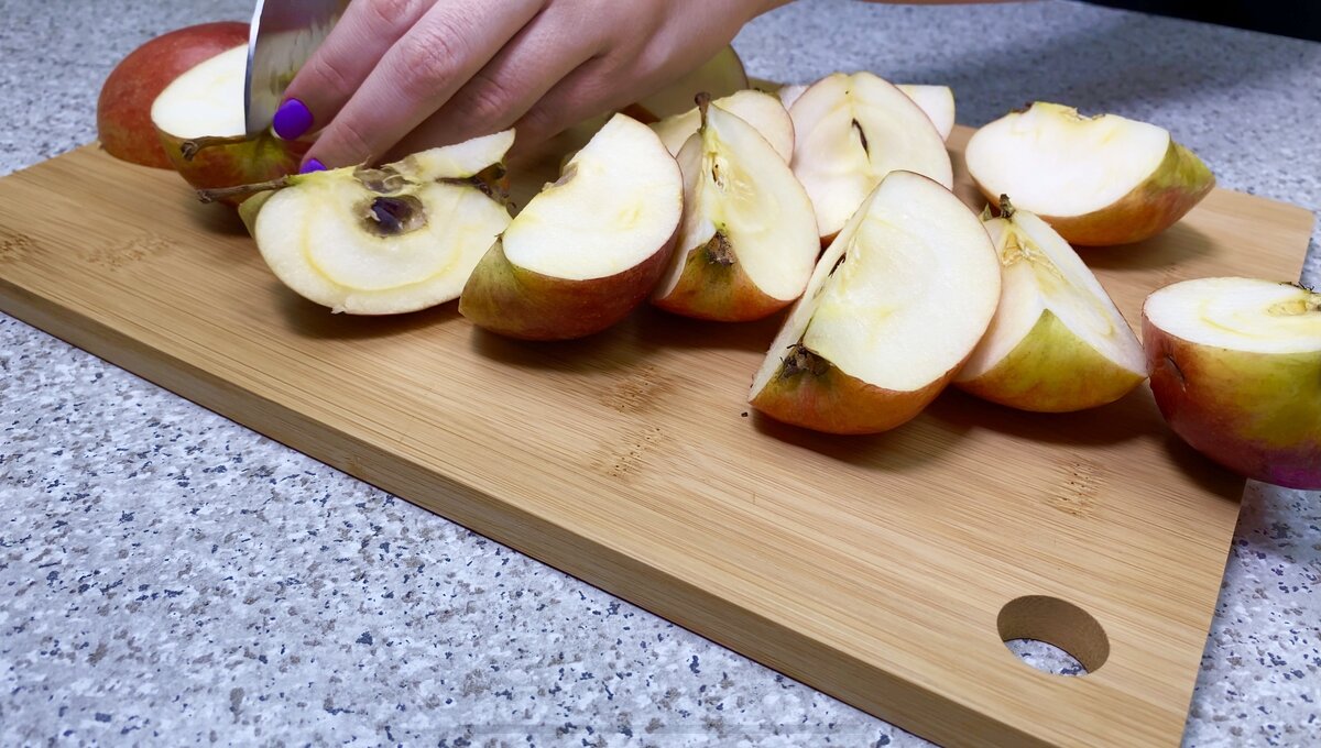 режим яблоки на дольки