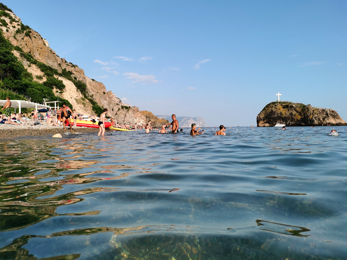 Пляж Яшмовый, Крым