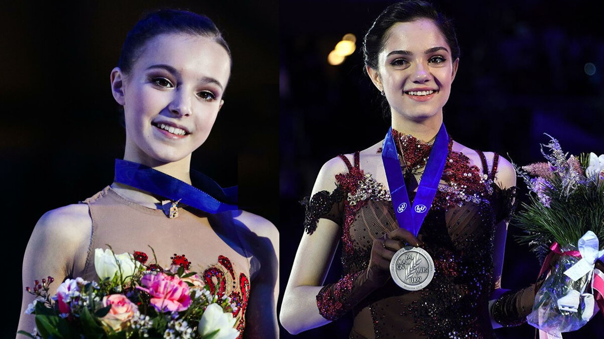 Анна Щербакова и Евгения Медведева