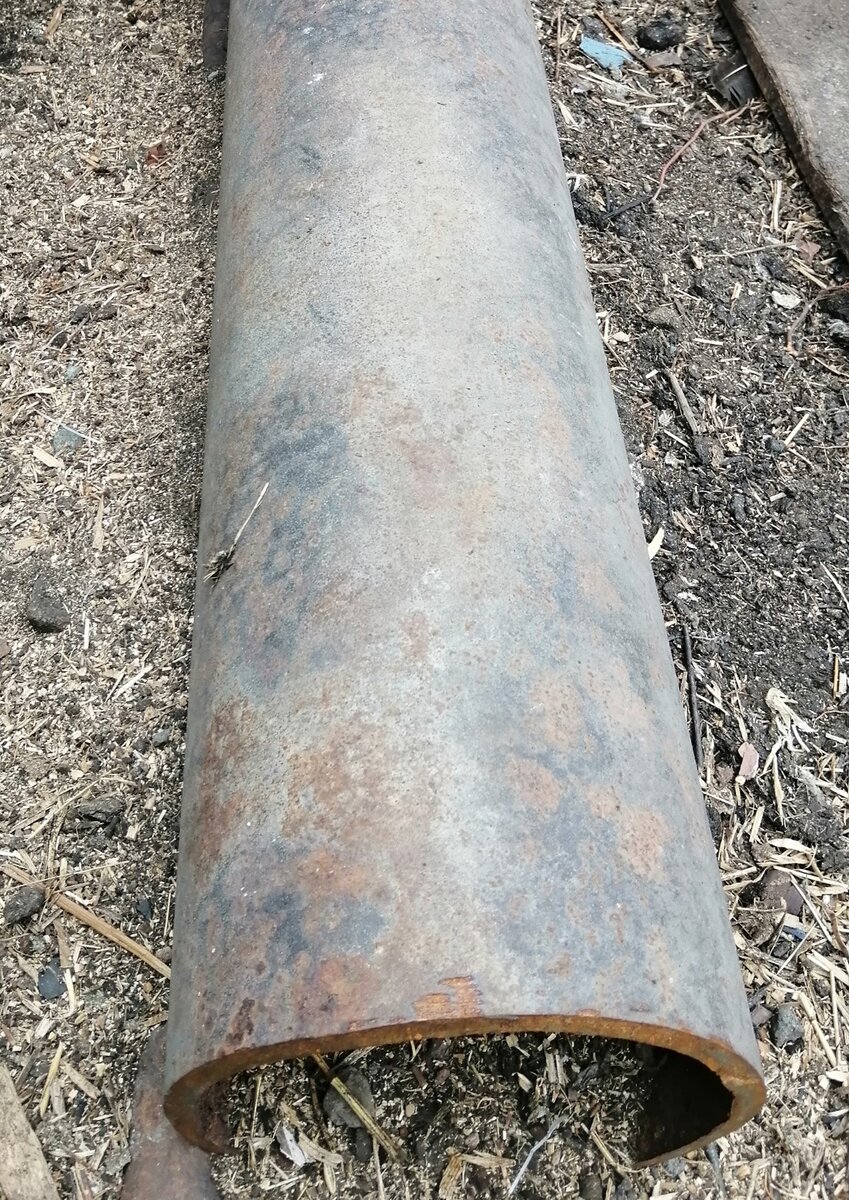 Фото автора. Металлическая труба