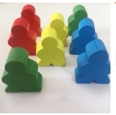 Деревянные миплы для настольных игр