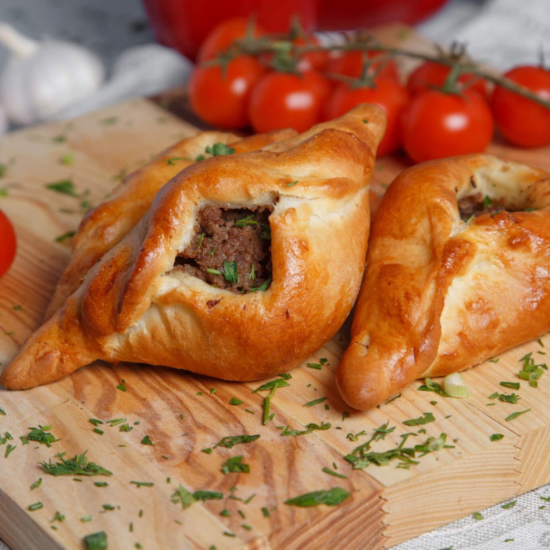 Ленивые расстегаи с мясом