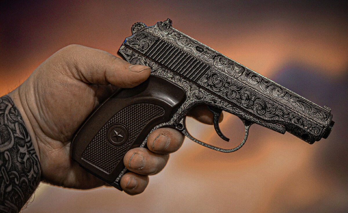 Ствол, который я украсил гравировкой