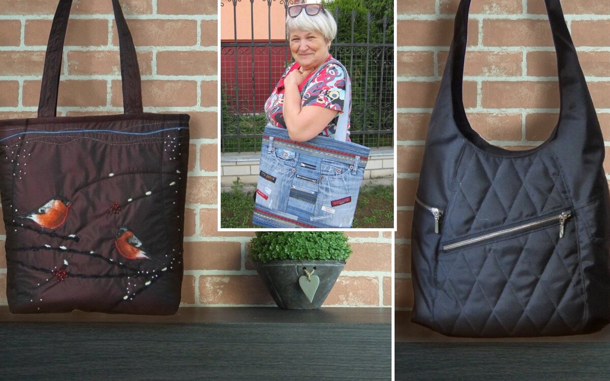 Стёганые сумки от Каминской. Она их шьёт сама. Посмотрите, какие ...