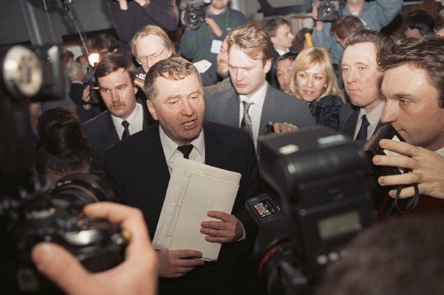 Лидер партии ЛДПР Владимир Жириновский, 1994 годФото: Кузьмин Валентин/ТАСС