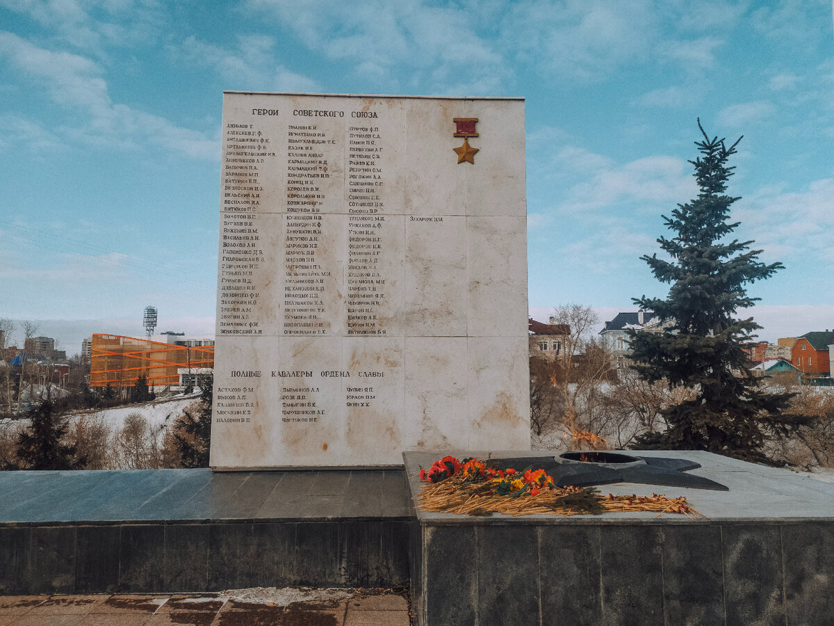 Это монумент памяти погибших воинов