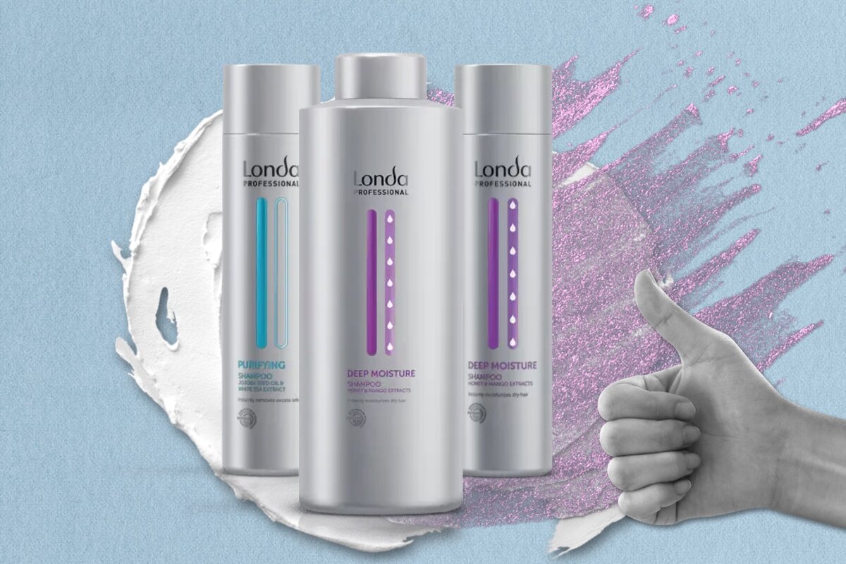 Для примера Londa Professional, серии Purifying и Deep Moisture 