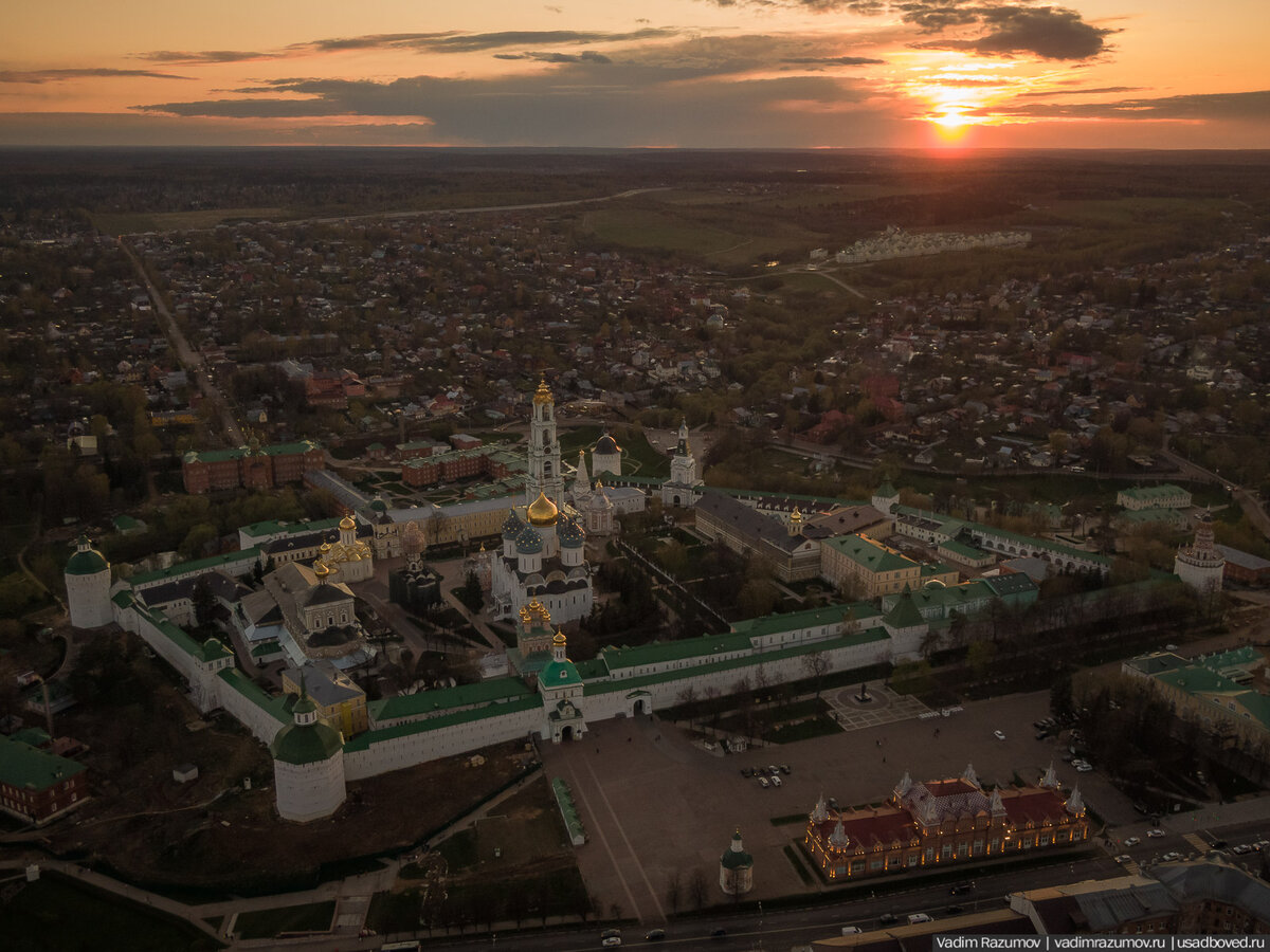 Лавра Сергиев Посад панорама