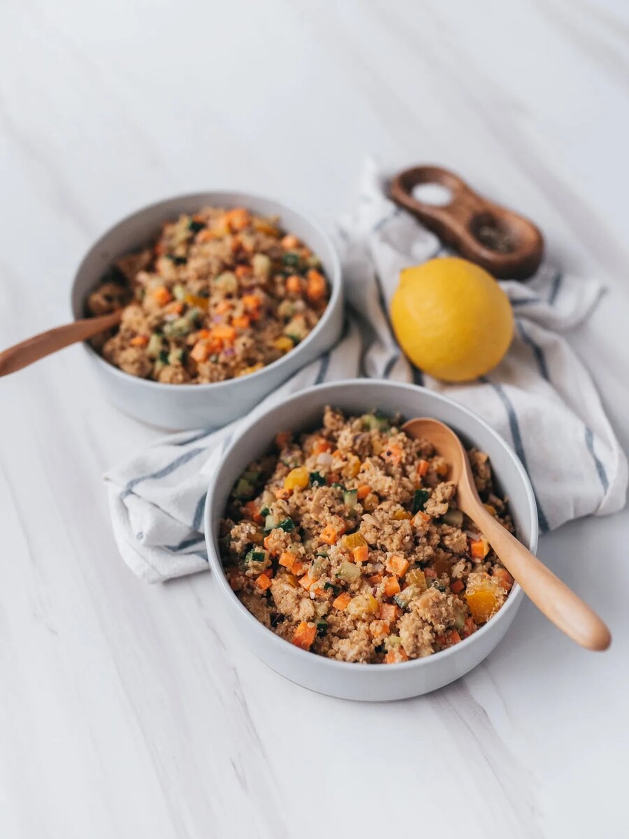 Салат из киноа с курицей [правильное питание] для похудения