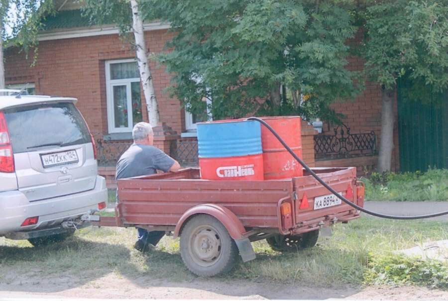В Заозёрном жители сами обеспечивают себя водой