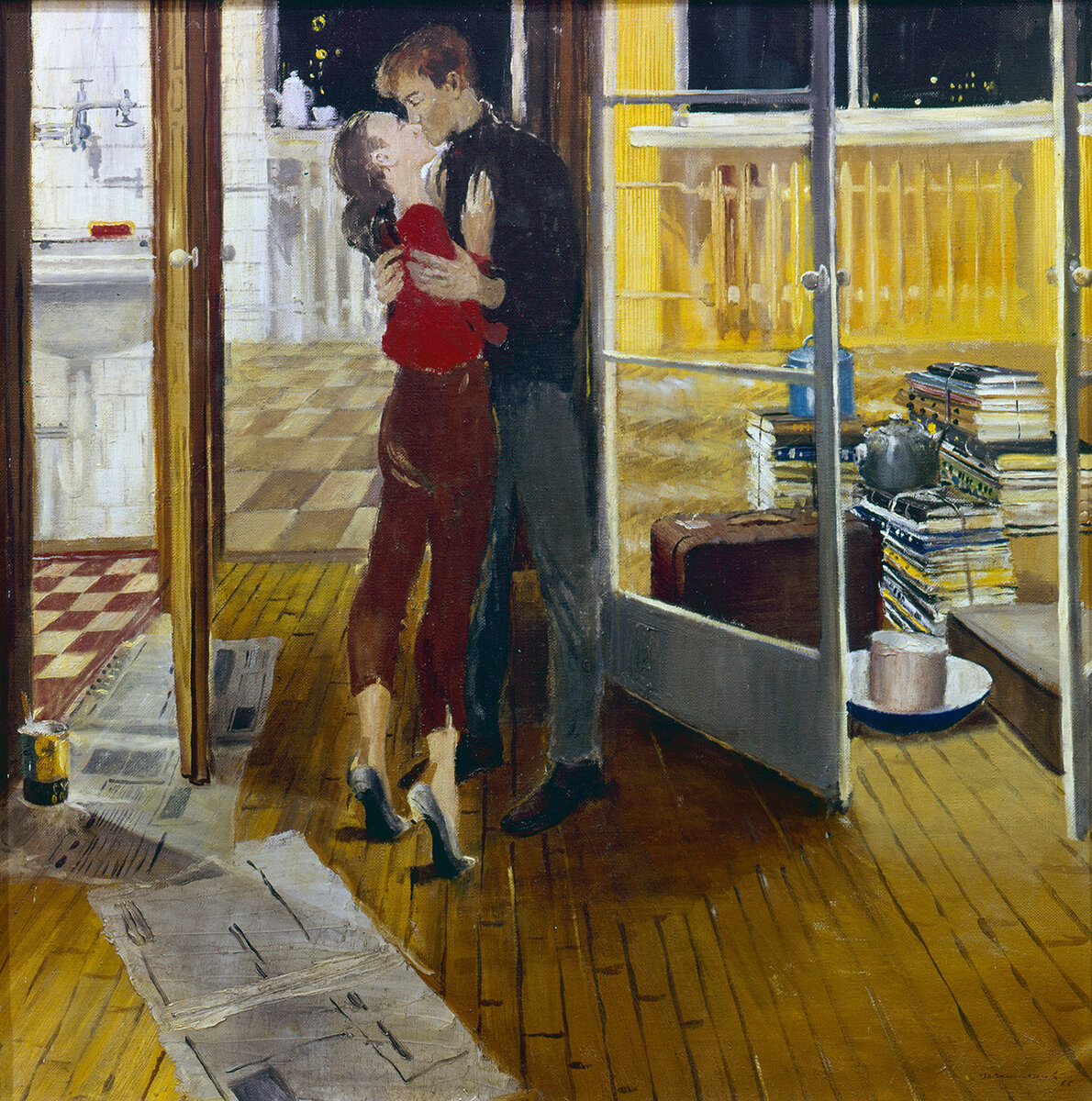 Лирическое новоселье. Ю. Пименов, 1965