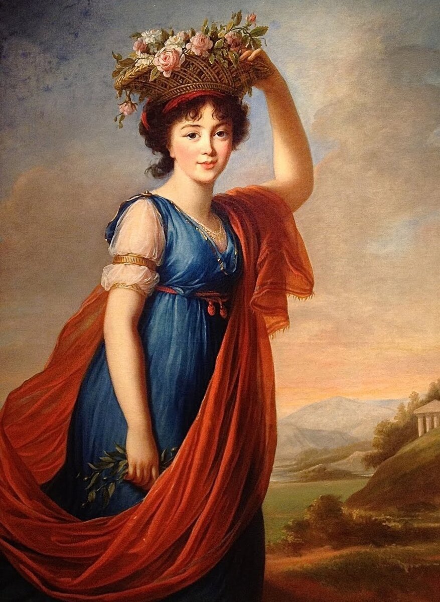 Элизабет Виже_лебрен «Княгиня Авдотья Голицына в образе Флоры» / Музей изобразительных искусств штата Юта, США