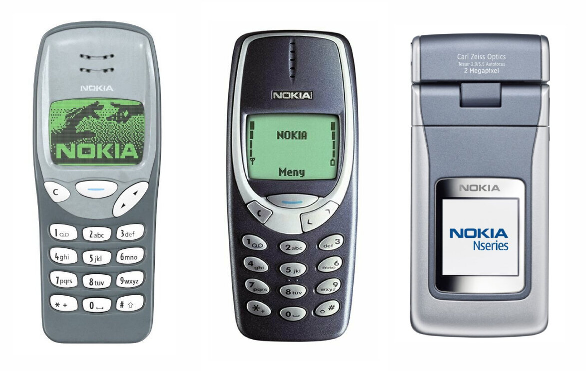 Сотовые телефоны Nokia, все старинные телефоны