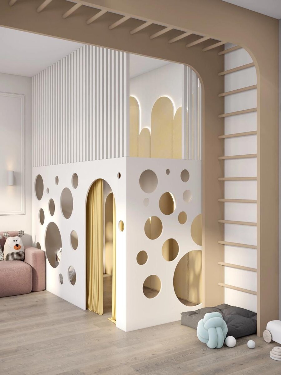 Дизайн игровой комнаты в загородном дом. Дизайн АрхиКомфорт