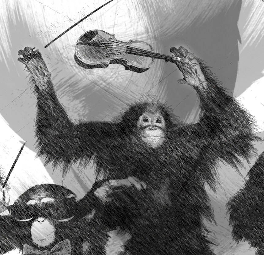 Из моих иллюстраций к роману Михаила Булгакова "Мастер и Маргарита".