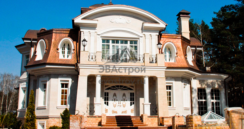 Проект большого дома 620 м2 с сауной, цокольным этажом - FD-00-21