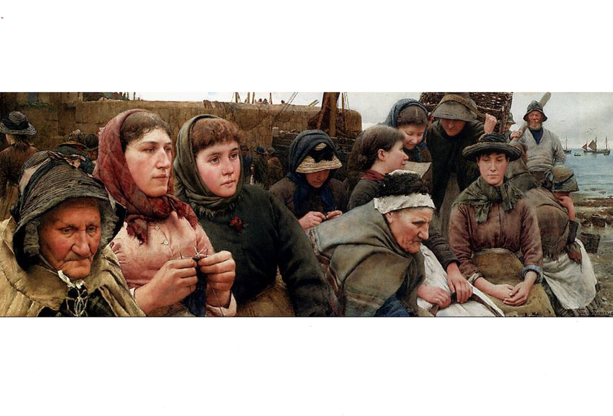 Уолтэр Лэнгли. В ожидании лодок. 1885. Читайте и слушайте книги преподобного Паисия Святогорца (1924-1994). Ссылки внизу