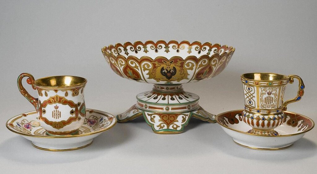 Великие сервизы мира. ИФЗ, Константиновский сервиз, 1848г ...