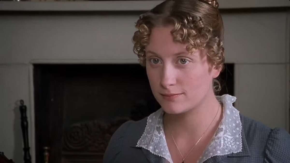 Джейн Беннет. Кадр из фильма "Гордость и предубеждение" 1995 года