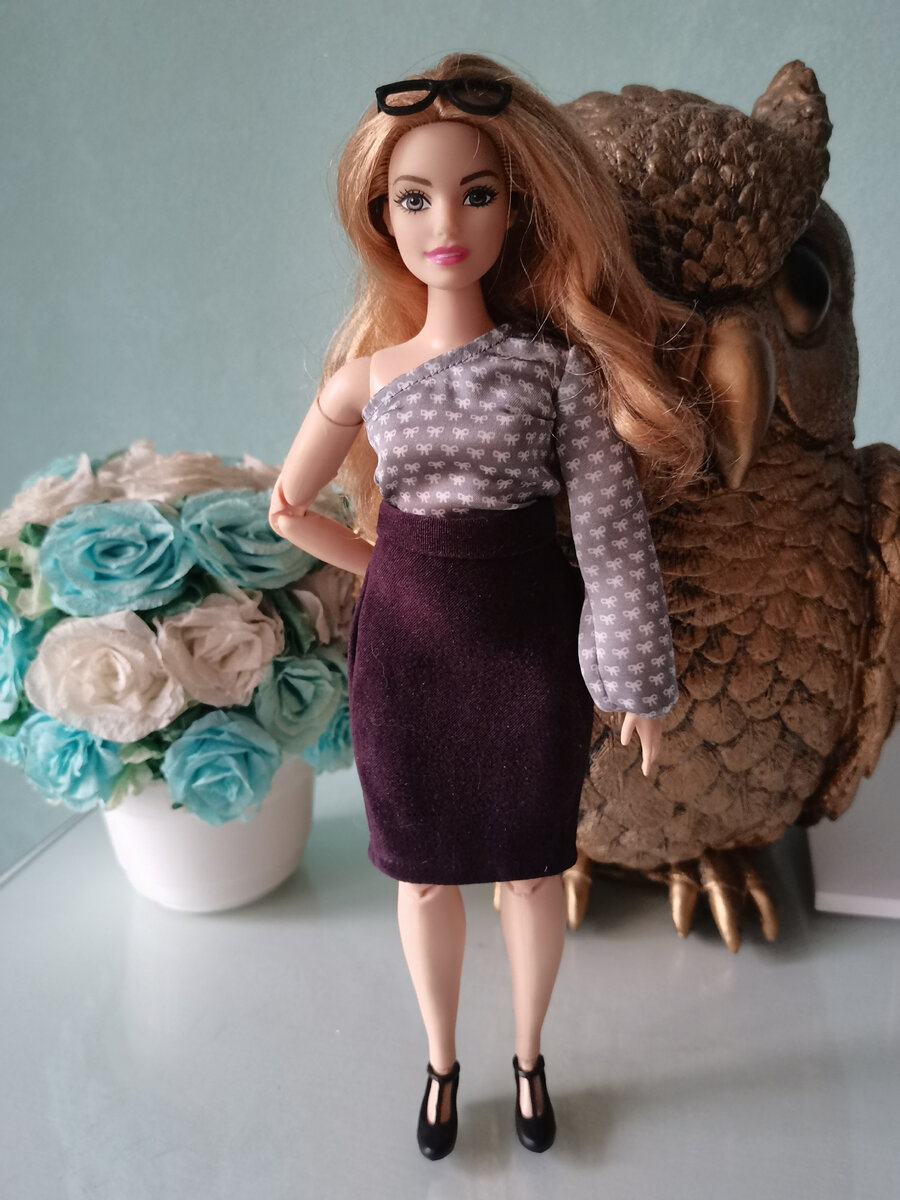 Юбка и блузка для пышки. 