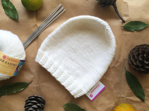 Посмотрите, как аккуратно закругляется шапочка.