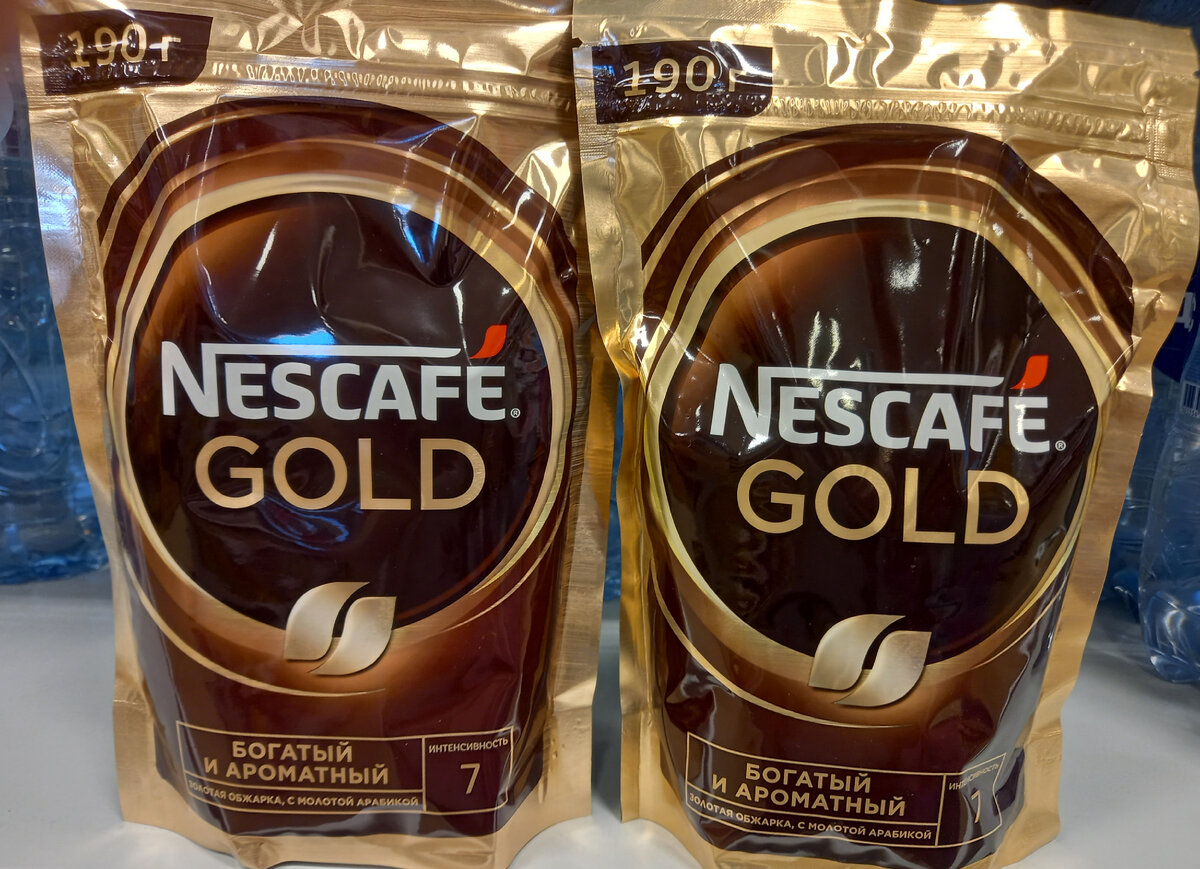 Кофе "Nescafe Gold" (фото автора)