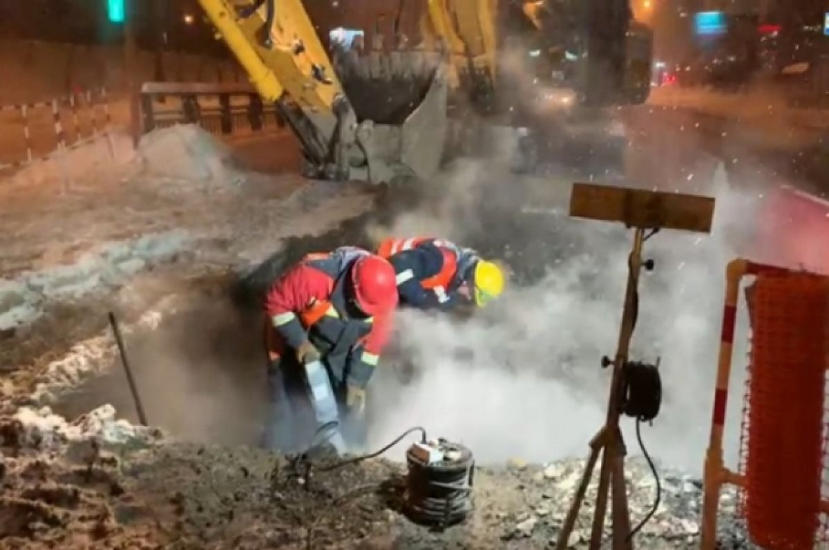    В Новосибирске перекроют движение на улице Крылова для ремонта теплотрассы