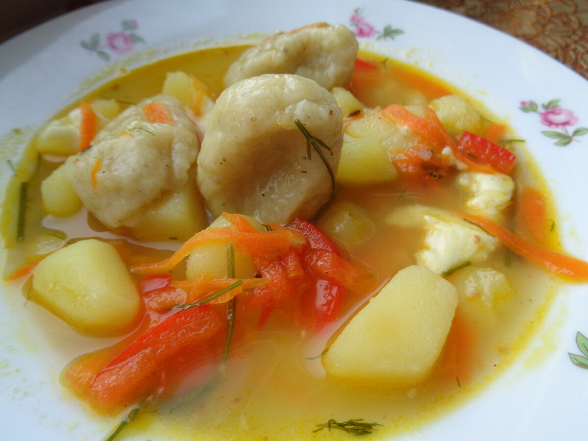 Кулинарные рецепты: Супы с клецками