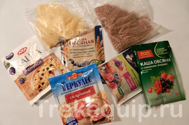 Крупы в поход