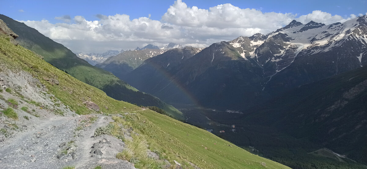 Горы. Кавказ Баксанское ущелье