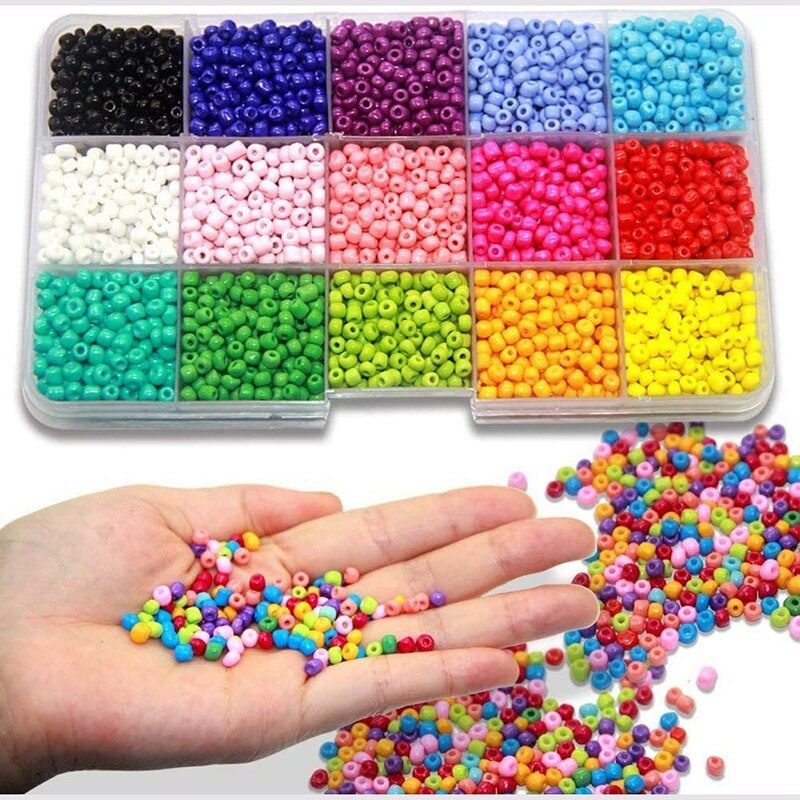 Набор бисера с буквами для браслетов