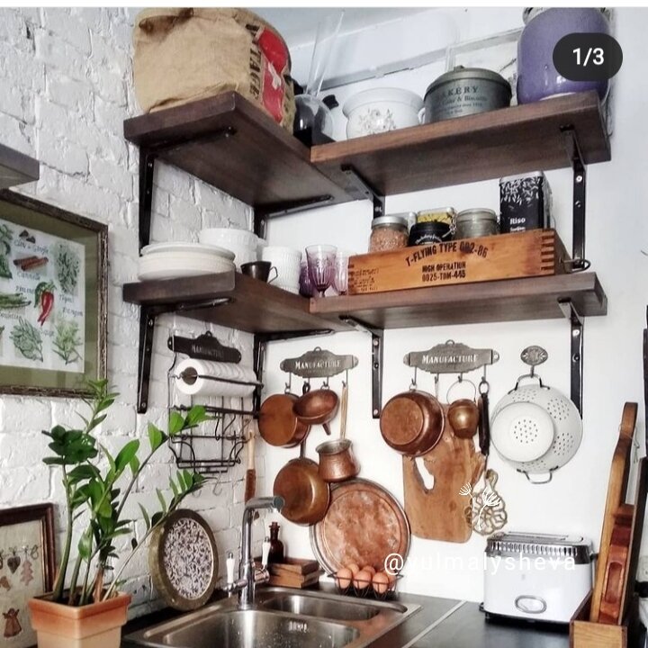 Нежно люблю этот ящик-поднос на своей кухне 