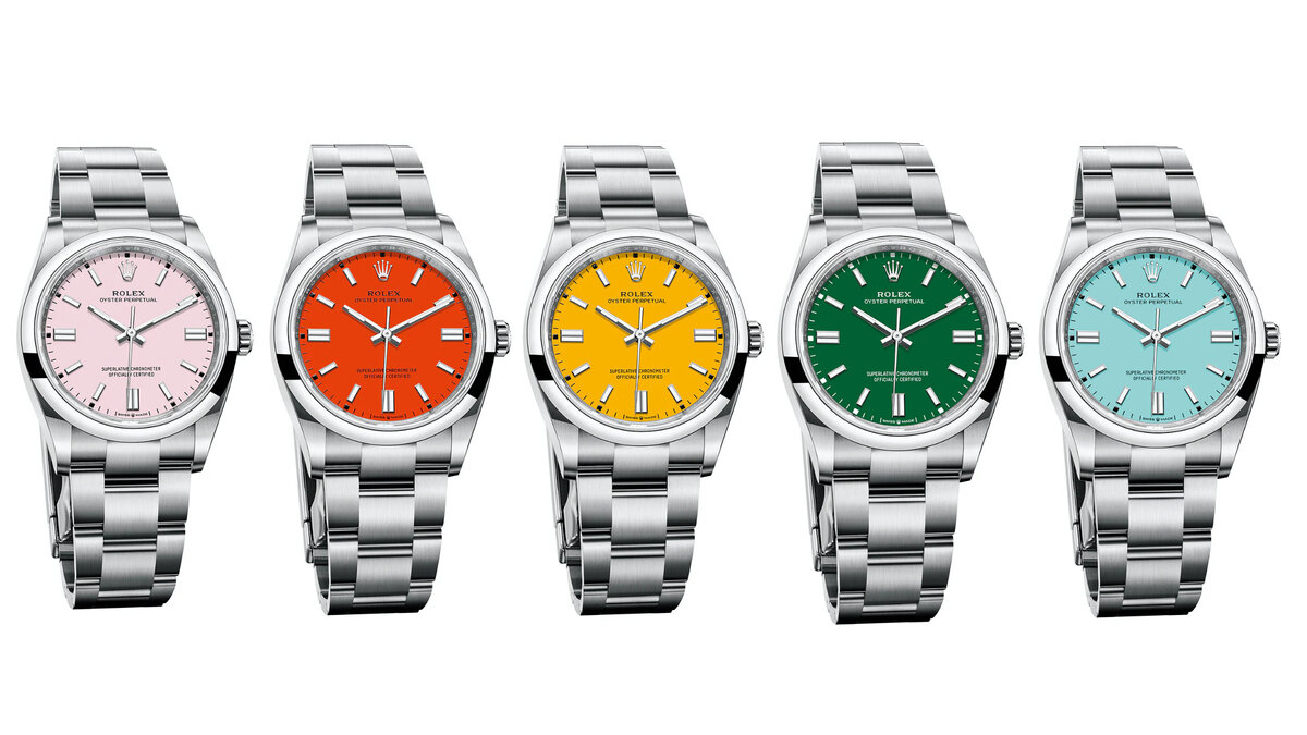 Первый герой сегодняшней публикации - яркая коллекция от Rolex