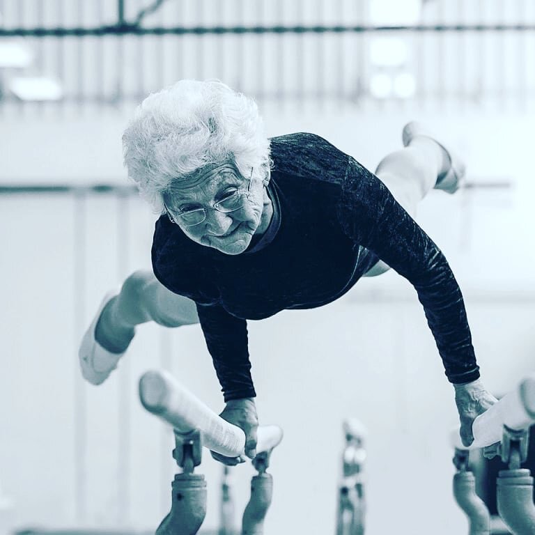 94 Летняя гимнастка Йоханна Кваас