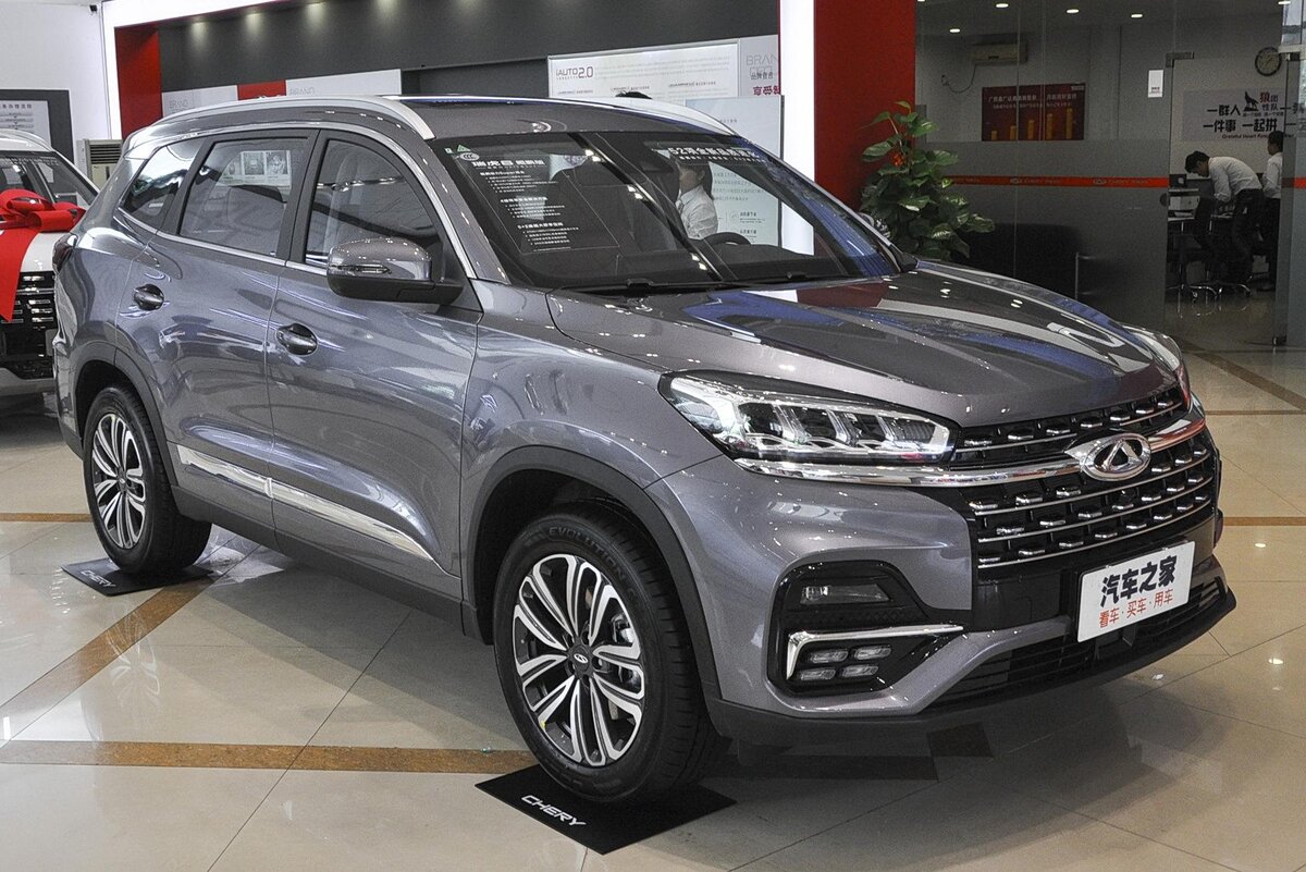 На фото: обновленный Chery Tiggo 8 (в Китае)