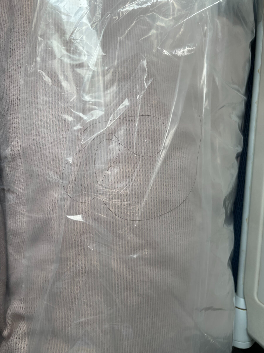 Упаковка с одеялом. Увы, под пленкой не только одеяло..