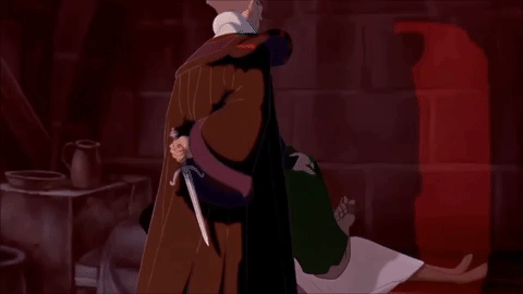 Пример монтажа в «Горбуне из Нотр-Дама»