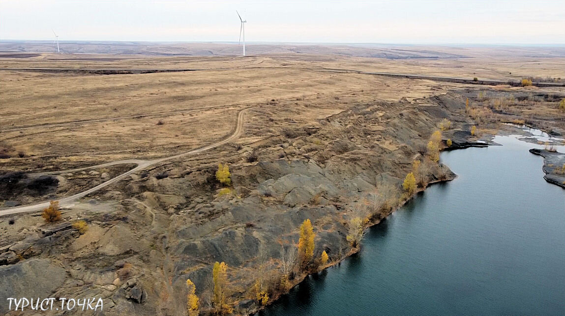 Ветряки у Скалистого карьера в Гуково