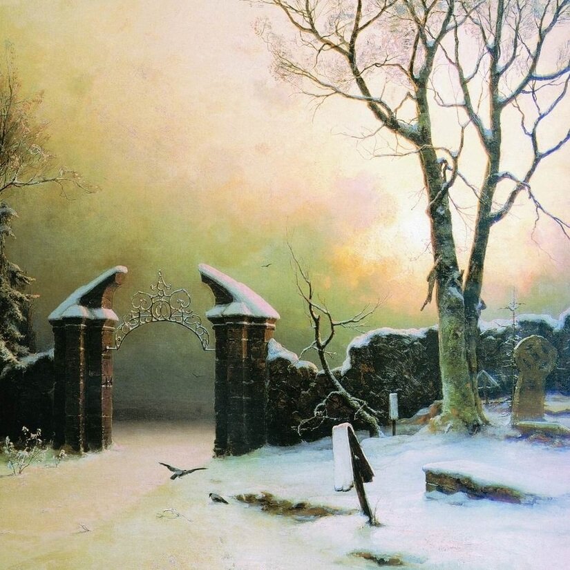 Юлий Клевер "Забытое кладбище" 