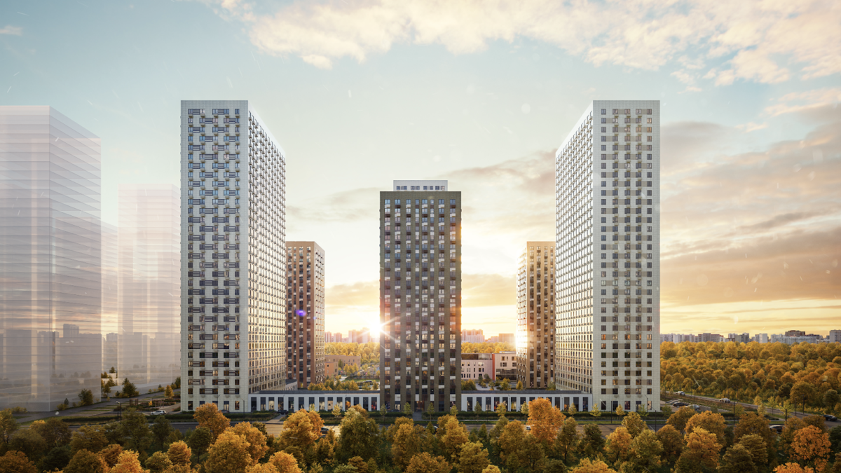3D-визуализация проекта «Кавказский бульвар 51»