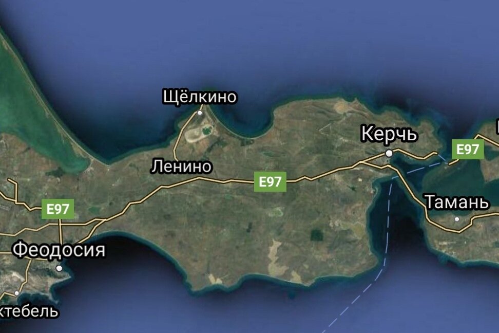 Поселок Ленино на карте