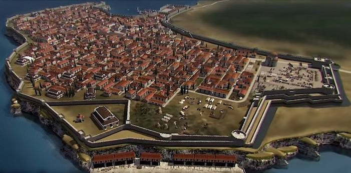 Античный город Херсонес - реконструкция