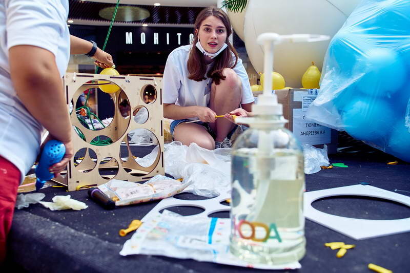 Обработка для воздушных шаров KODA. Тюмень 2021 год.