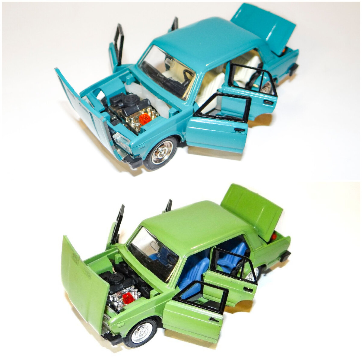 Открывающиеся элементы ВАЗ-2105 (вид спереди)