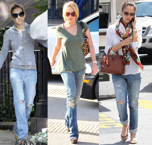 С чем носить рваные джинсы: главные правила удачного образа